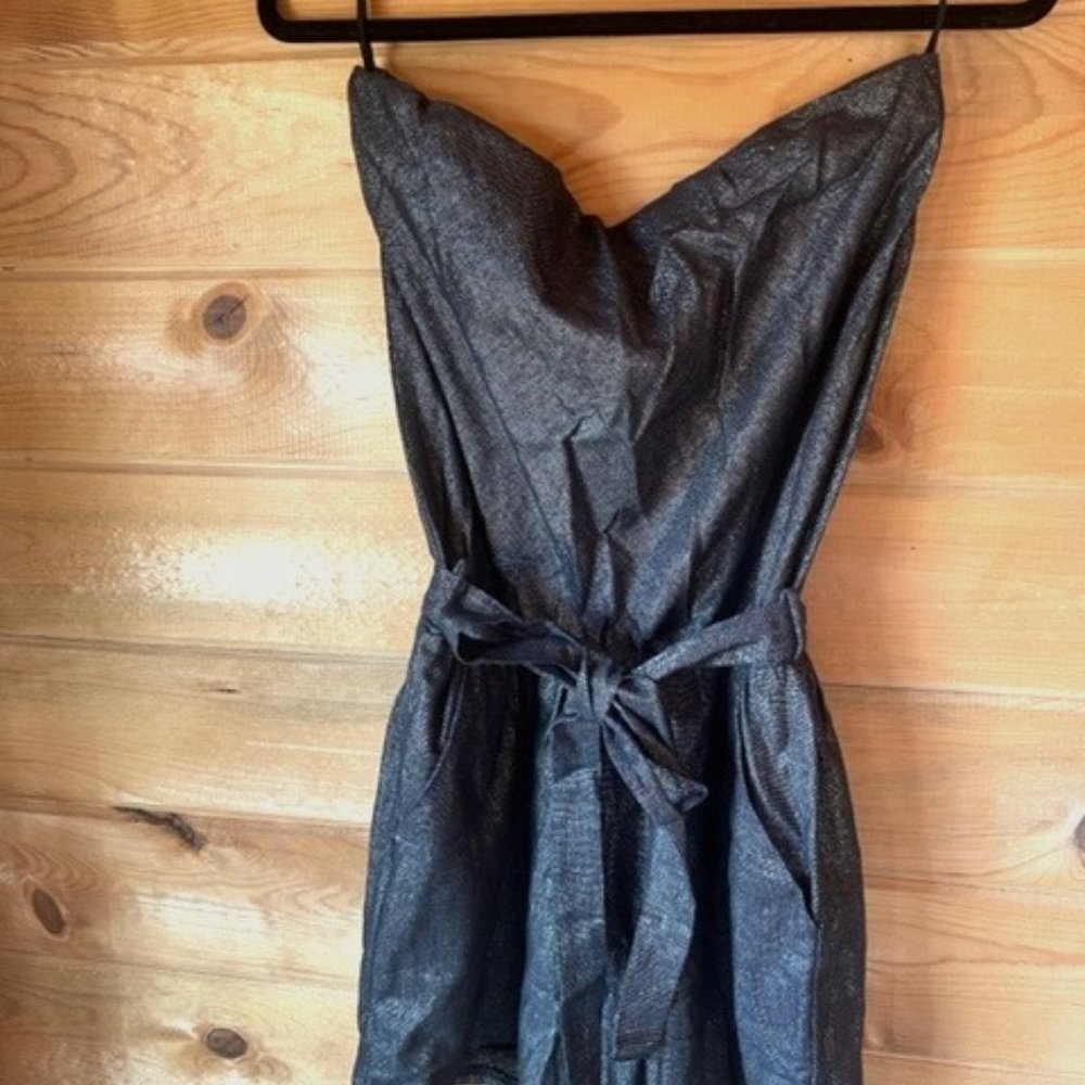 Sparkly Fun Strapless Women's Romper